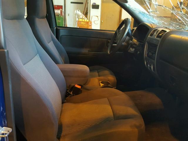 1GCDSCFE4C8132636 - 2012 CHEVROLET COLORADO L BLUE photo 5