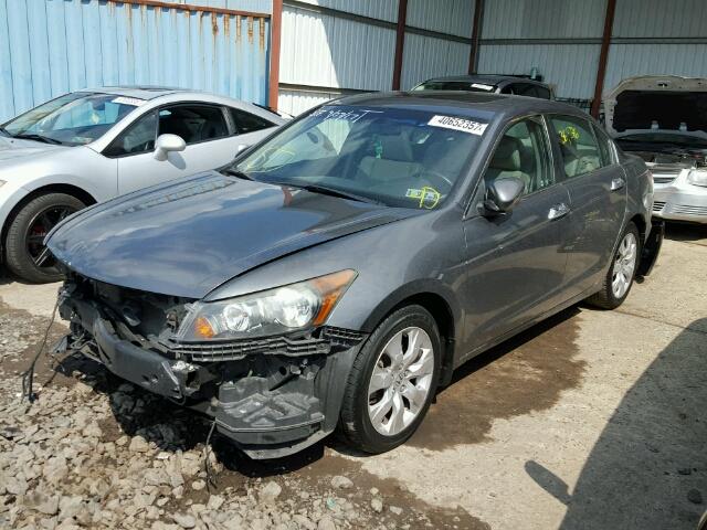 1HGCP3F85AA013976 - 2010 HONDA ACCORD EXL BLUE photo 2