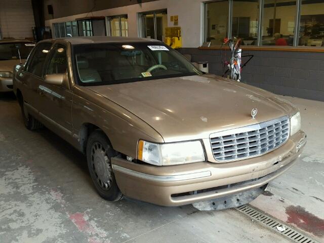 1G6KD54Y7WU787981 - 1998 CADILLAC DEVILLE GOLD photo 1