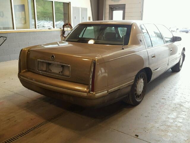 1G6KD54Y7WU787981 - 1998 CADILLAC DEVILLE GOLD photo 4