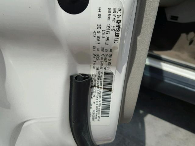 1J8HG58N48C155391 - 2008 JEEP COMMANDER WHITE photo 10