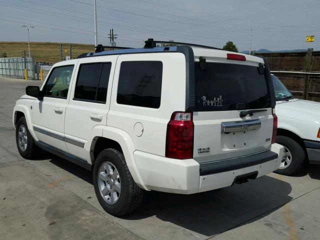 1J8HG58N48C155391 - 2008 JEEP COMMANDER WHITE photo 3
