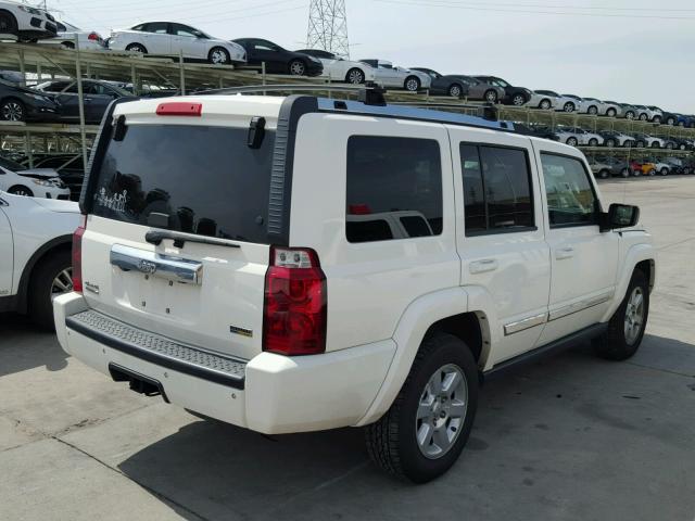 1J8HG58N48C155391 - 2008 JEEP COMMANDER WHITE photo 4