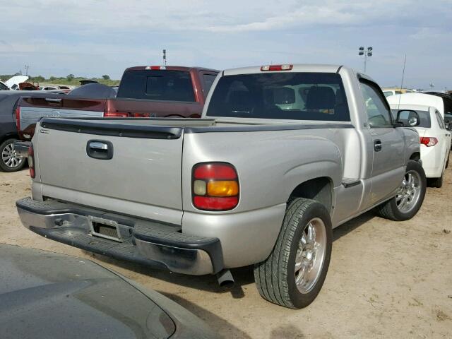 1GCEC14X24Z229937 - 2004 CHEVROLET SILVERADO GRAY photo 4