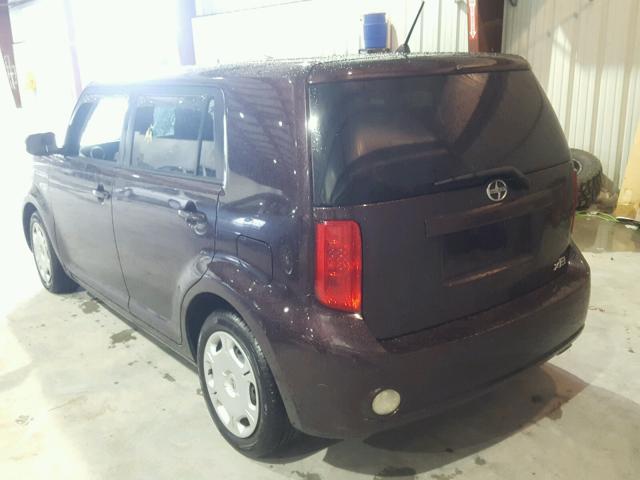 JTLKE50E391063270 - 2009 TOYOTA SCION XB იასამნისფერი ფოტო 3