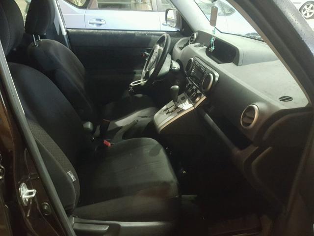 JTLKE50E391063270 - 2009 TOYOTA SCION XB იასამნისფერი ფოტო 5