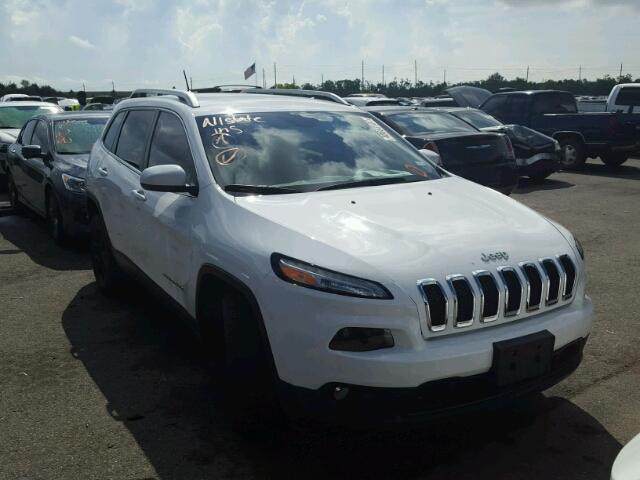 1C4PJLCS3FW670061 - 2015 JEEP CHEROKEE WHITE photo 1