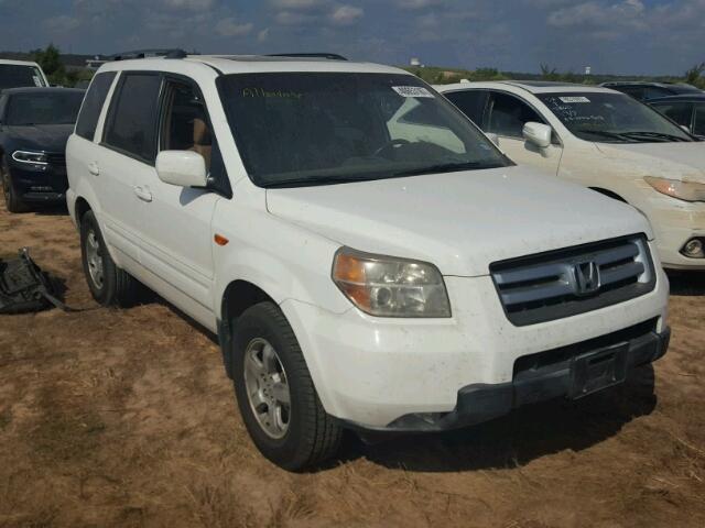 5FNYF285X8B010755 - 2008 HONDA PILOT WHITE photo 1