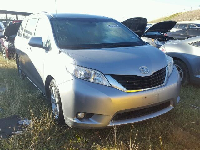 5TDKK3DC6ES443055 - 2014 TOYOTA SIENNA LE SILVER photo 1