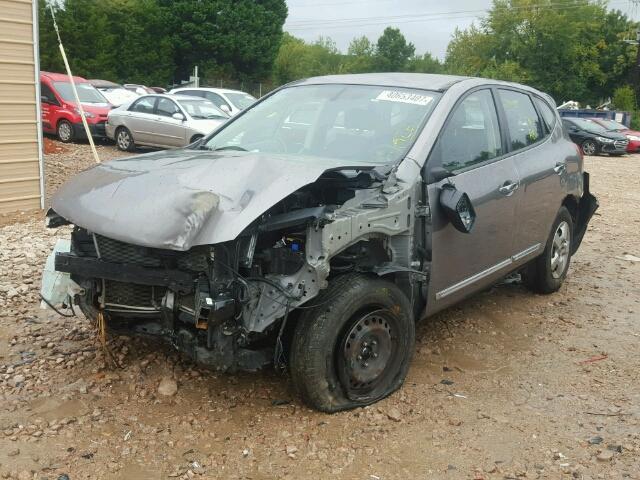 JN8AS5MT4BW569342 - 2011 NISSAN ROGUE S GRAY photo 2