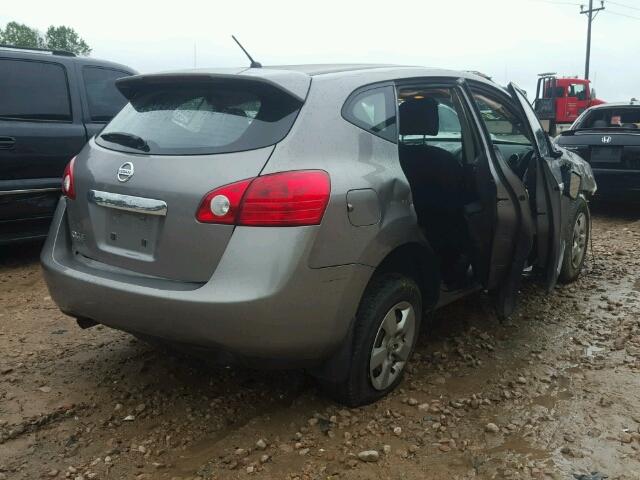 JN8AS5MT4BW569342 - 2011 NISSAN ROGUE S GRAY photo 4