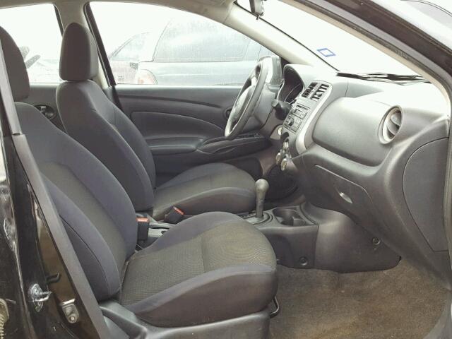 3N1CN7AP4CL882819 - 2012 NISSAN VERSA S BLACK photo 5