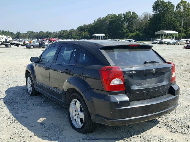 1B3HB48B08D574517 - 2008 DODGE CALIBER SX BLACK photo 3