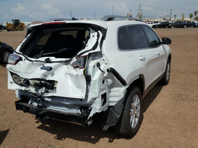 1C4PJMCS7FW589134 - 2015 JEEP CHEROKEE L WHITE photo 4