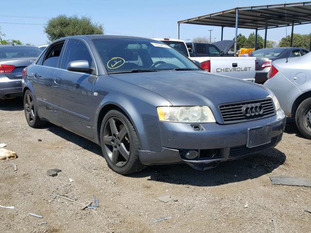 WAUJT68E94A190635 - 2004 AUDI A4 3.0 GRAY photo 1