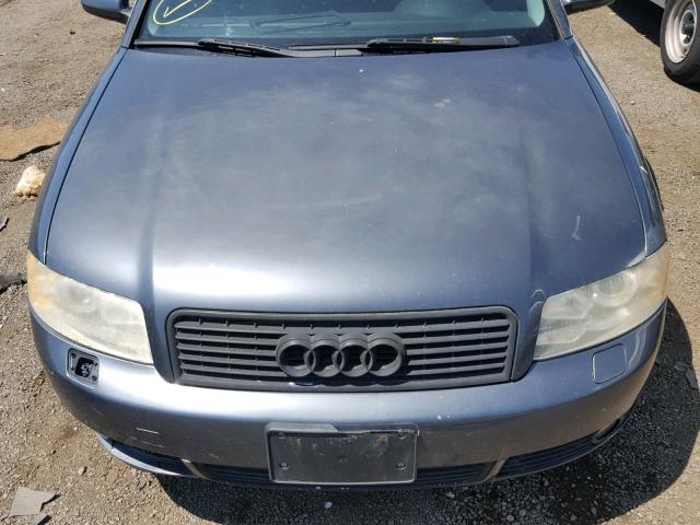 WAUJT68E94A190635 - 2004 AUDI A4 3.0 GRAY photo 7