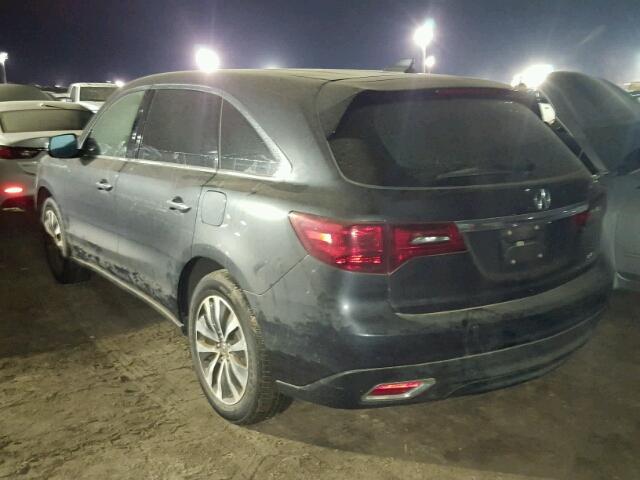 5FRYD4H42GB017690 - 2016 ACURA MDX TECHNO GRAY photo 3