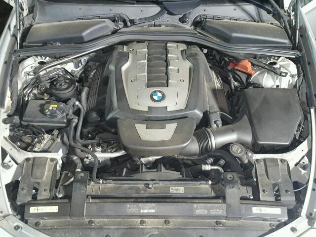 WBAEB53528CX61415 - 2008 BMW 650 SILVER photo 7