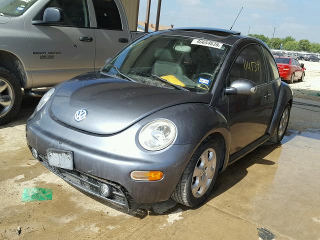 3VWCK21C03M435420 - 2003 VOLKSWAGEN NEW BEETLE Boz foto 2