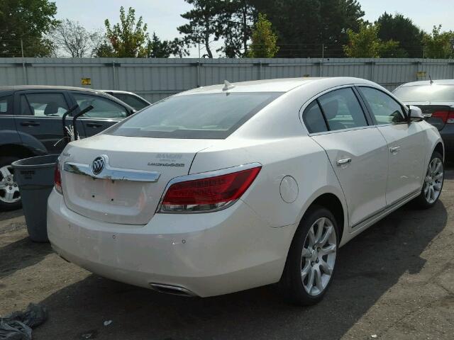 1G4GJ5E34CF178048 - 2012 BUICK LACROSSE T WHITE photo 4