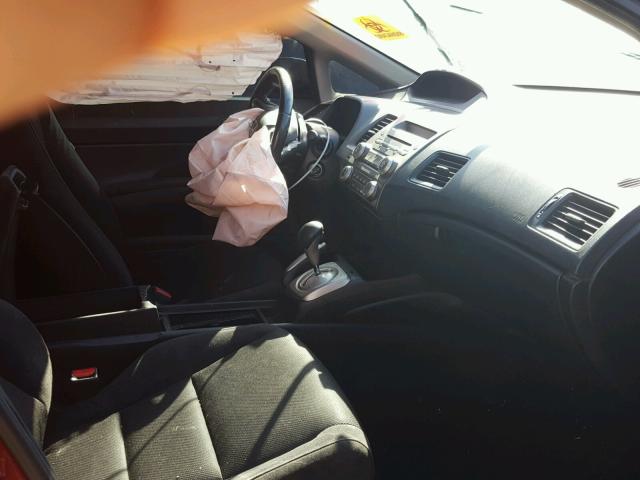 19XFA1F68BE015736 - 2011 HONDA CIVIC LX-S მუქწითელი ფოტო 5