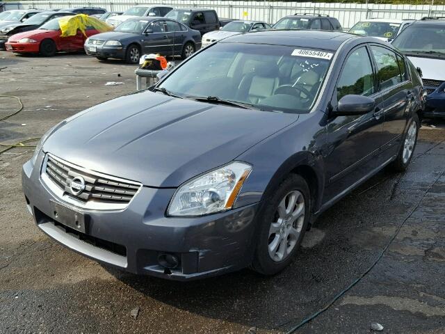 1N4BA41E07C843847 - 2007 NISSAN MAXIMA SE/ GRAY photo 2