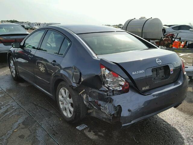 1N4BA41E07C843847 - 2007 NISSAN MAXIMA SE/ GRAY photo 3