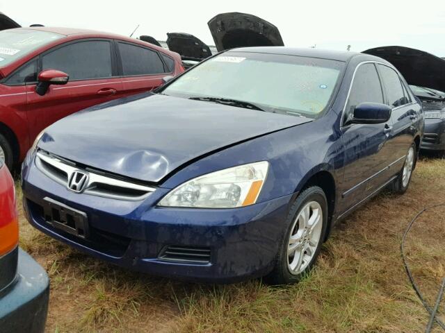 1HGCM563X7A200681 - 2007 HONDA ACCORD BLUE photo 2