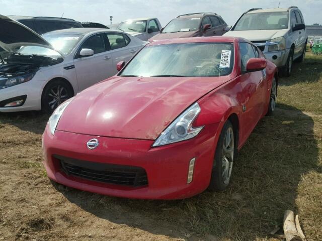 JN1AZ4EH5EM636738 - 2014 NISSAN 370Z BASE RED photo 2