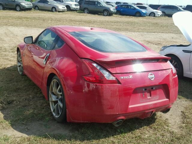 JN1AZ4EH5EM636738 - 2014 NISSAN 370Z BASE RED photo 3