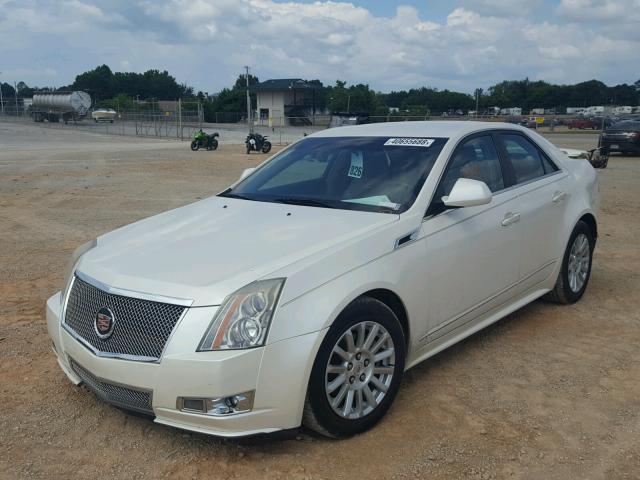 1G6DE5EY9B0140472 - 2011 CADILLAC CTS LUXURY WHITE photo 2