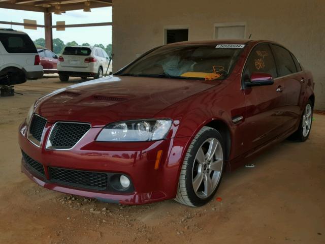 6G2EC57Y49L172685 - 2009 PONTIAC G8 GT RED photo 2