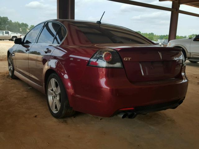 6G2EC57Y49L172685 - 2009 PONTIAC G8 GT RED photo 3