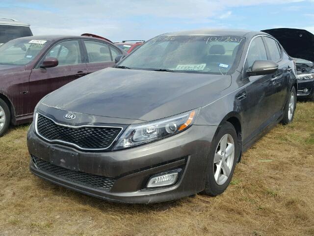 5XXGM4A78EG286191 - 2014 KIA OPTIMA LX BROWN photo 2