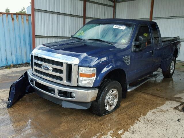 1FTSX2B50AEB35492 - 2010 FORD F250 SUPER BLUE photo 2