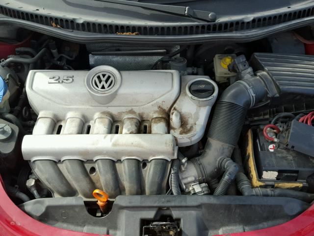 3VWSG31C96M400785 - 2006 VOLKSWAGEN NEW BEETLE 红色 照片 7