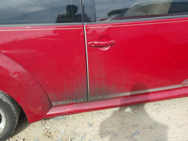 3VWSG31C96M400785 - 2006 VOLKSWAGEN NEW BEETLE 红色 照片 9