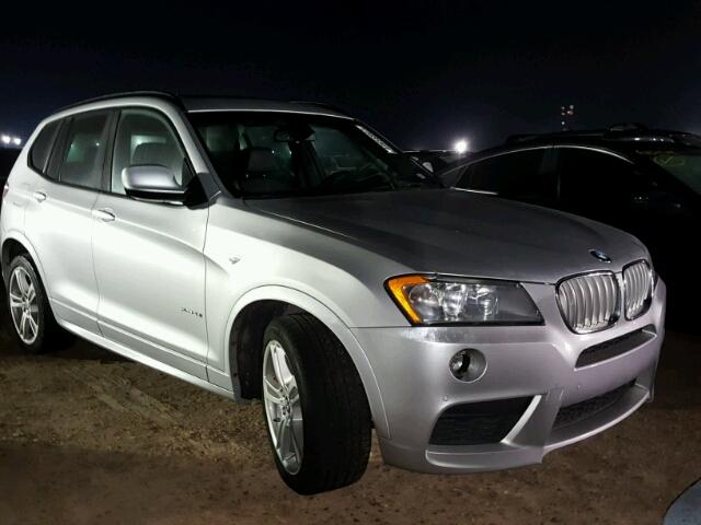 5UXWX9C56E0D22362 - 2014 BMW X3 SILVER photo 1