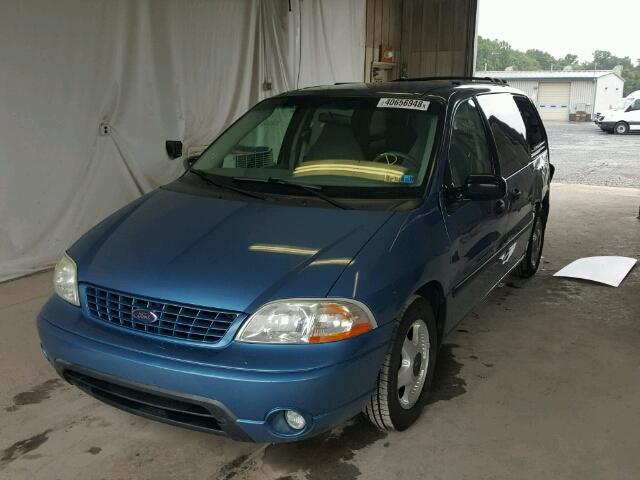 2FMZA51413BA61388 - 2003 FORD WINDSTAR L BLUE photo 2