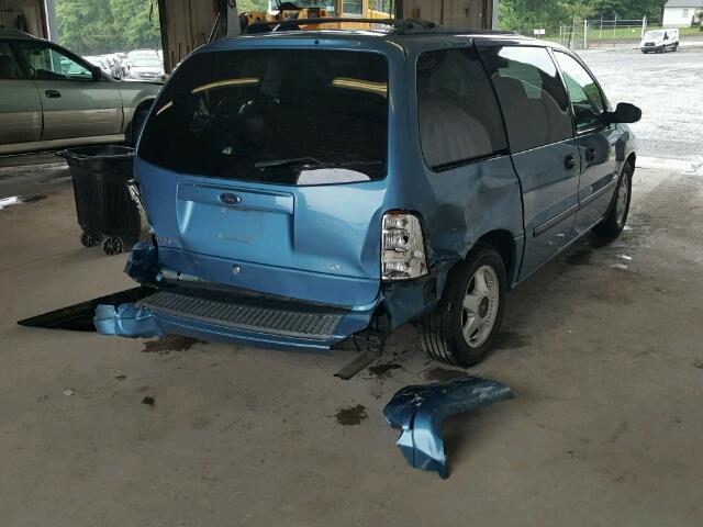 2FMZA51413BA61388 - 2003 FORD WINDSTAR L BLUE photo 4