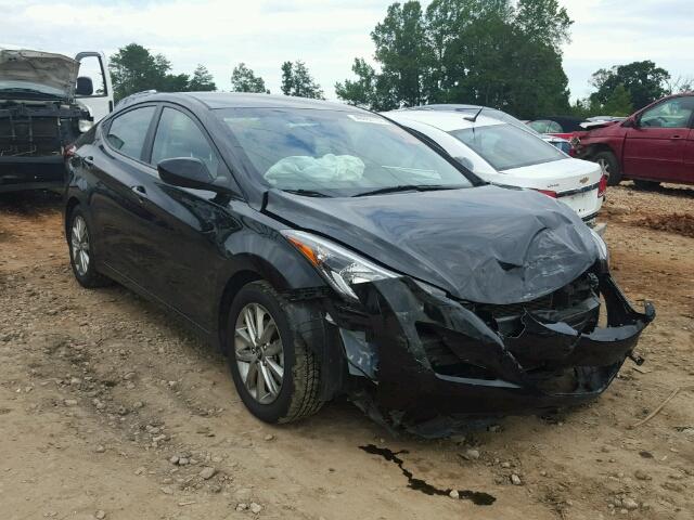 KMHDH4AE1FU261338 - 2015 HYUNDAI ELANTRA SE BLACK photo 1