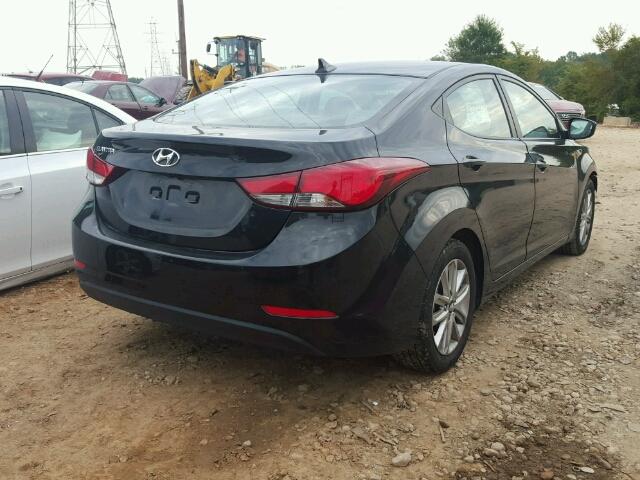 KMHDH4AE1FU261338 - 2015 HYUNDAI ELANTRA SE BLACK photo 4