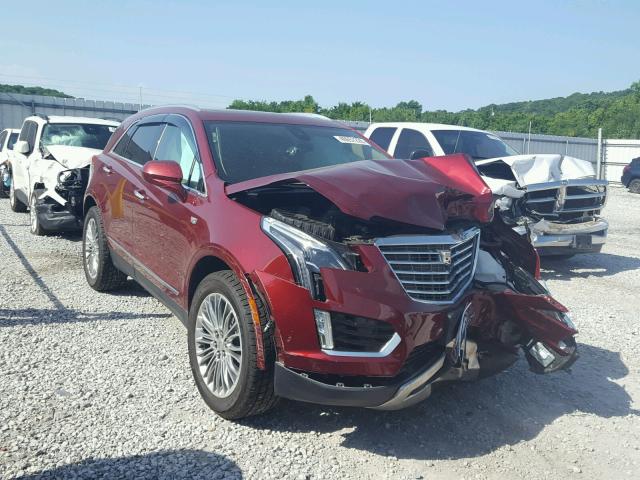 1GYKNFRS2HZ127075 - 2017 CADILLAC XT5 PLATIN RED photo 1