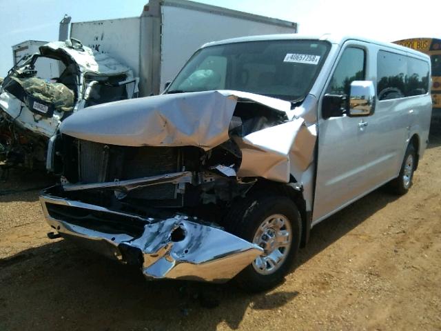 5BZAF0AA6HN852264 - 2017 NISSAN NV 3500 SILVER photo 2