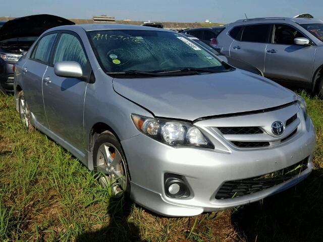 5YFBU4EE3DP214355 - 2013 TOYOTA COROLLA BA SILVER photo 1