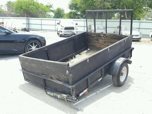 4YMUL0817FT002953 - 2015 UTILITY TRAILER BLACK photo 4
