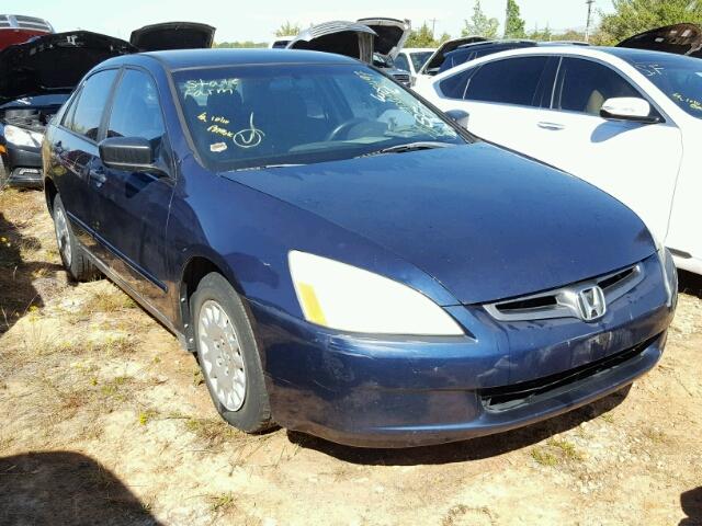 1HGCM56144A067751 - 2004 HONDA ACCORD BLUE photo 1