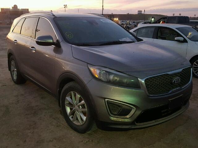 5XYPG4A57HG284177 - 2017 KIA SORENTO GRAY photo 1