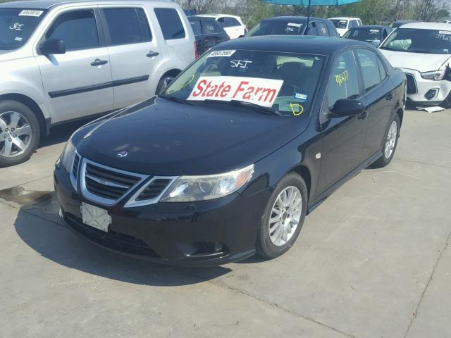 YS3FB49Y881122995 - 2008 SAAB 9-3 2.0T BLACK photo 2