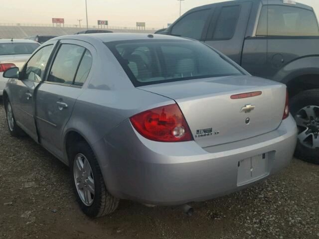 1G1AL55F867702422 - 2006 CHEVROLET COBALT SILVER photo 3